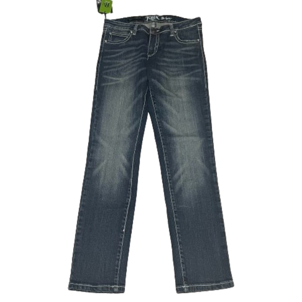 Wrangler jeans Rock 47 skinny low rise jeweled Sz 7/31 NWT